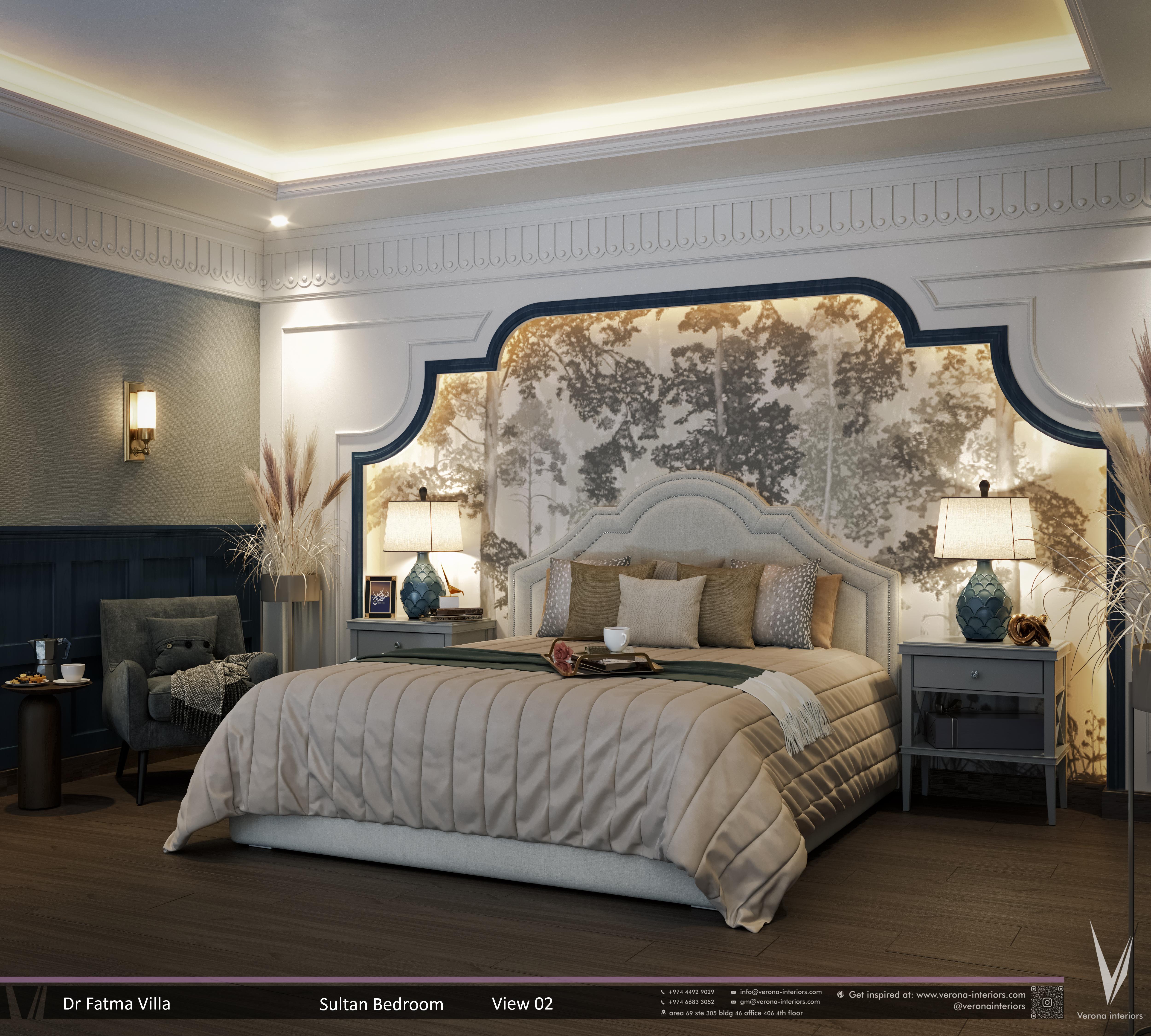 Master Bedroom Interior Design – Doha